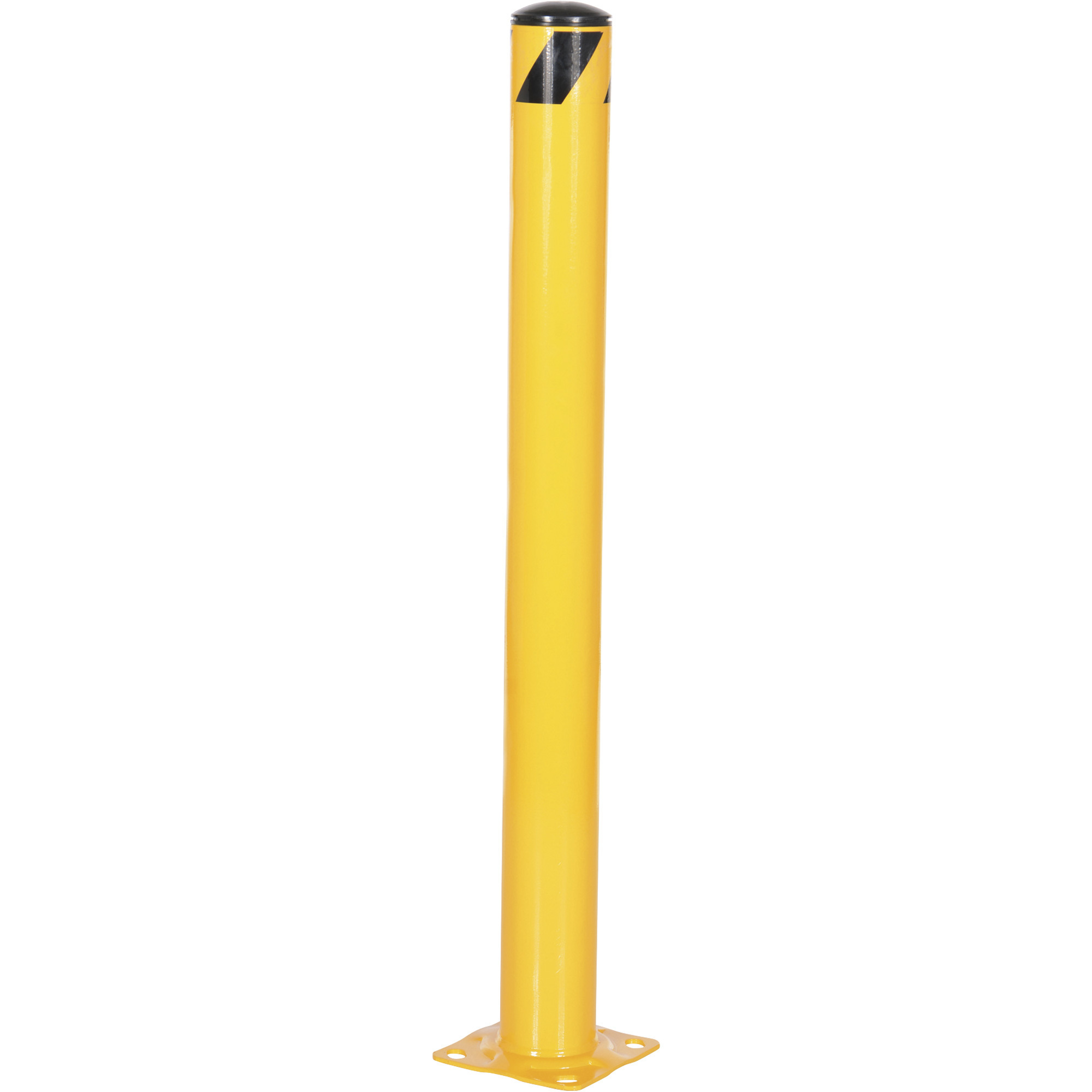 Vestil Steel Pipe Safety Bollard - 42in. Height, 4.5in. Diameter, Powder-Coated, Model# BOL-42-4.5
